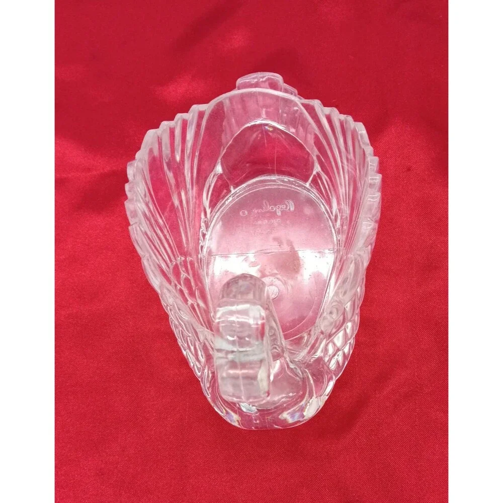 Vintage MCM Regaline Clear Acrylic Swan Vanity Bath Trinket Soap Dish 6